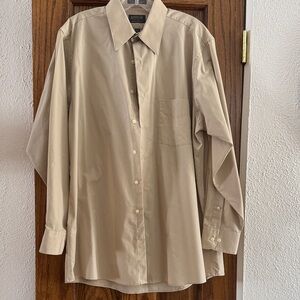 Arrow Men's Beige Dress Shirt